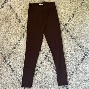 Brown Aritzia leggings